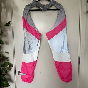 Hot & Delicious Pink and Gray Rave Pants